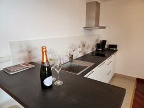 Private kitchen - Comfort Apartment Mare e Monti with sea view (Rabac)
