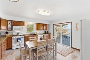 House, Multiple Beds, Balcony (Lakeside Brick Retreat) | Private kitchen