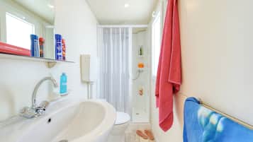 Casa mobile, 2 camere da letto | Bagno | Doccia, carta igienica