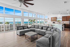 Smart TV - 6BR Gulf-Front w/ Private Beach & Pool (Panama City Beach)