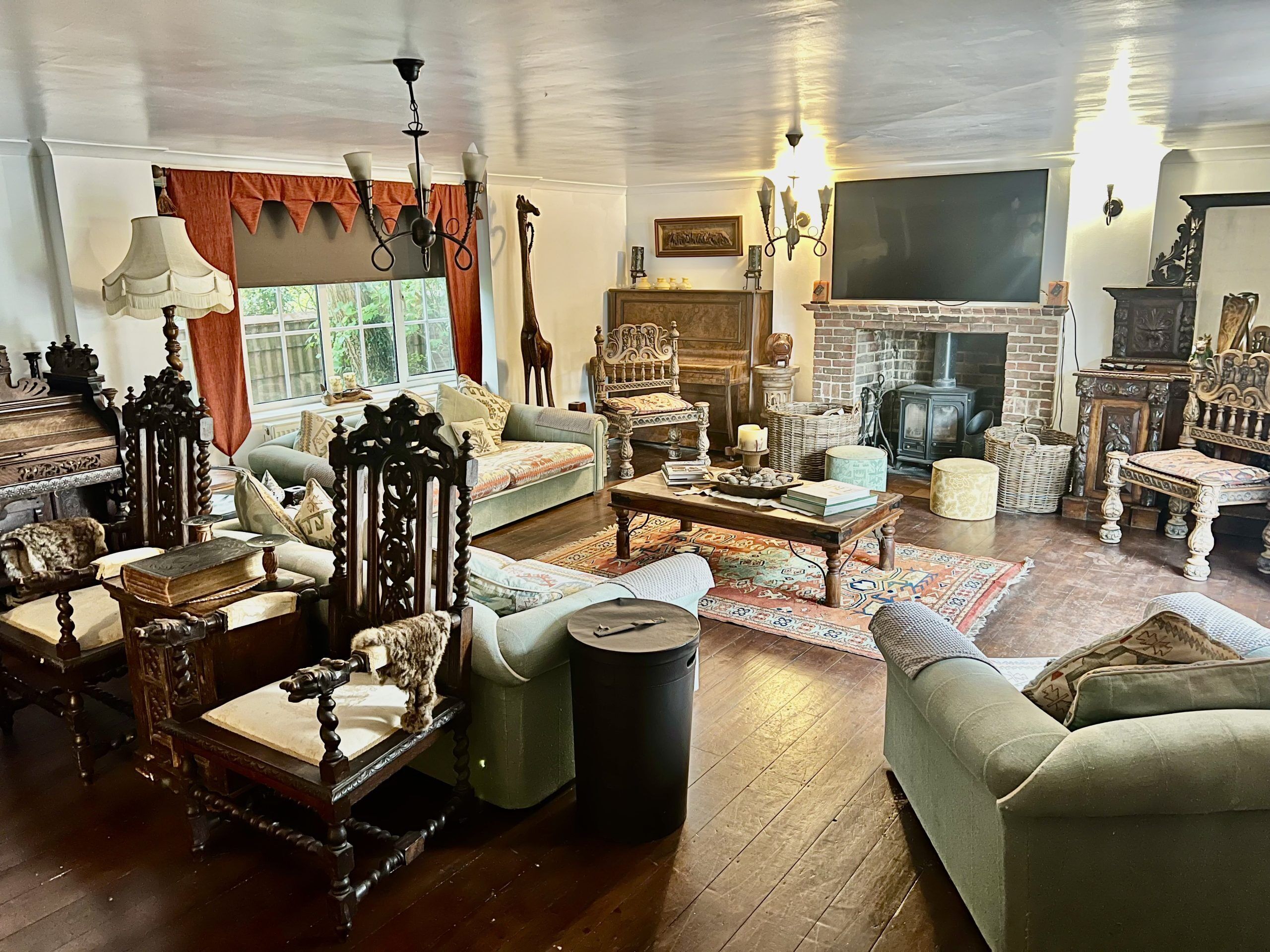 Älytelevisio, takka