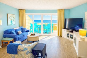 TV - Relaxed Coastal Getaway: Beach Villas Unit C (North Myrtle Beach)