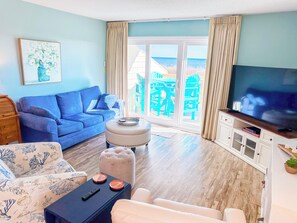 TV - Relaxed Coastal Getaway: Beach Villas Unit C (North Myrtle Beach)