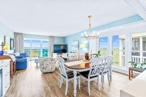 TV - Relaxed Coastal Getaway: Beach Villas Unit C (North Myrtle Beach)