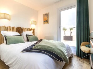 1 bedroom, free WiFi, bed sheets - Charming apartment with large terrace in La Baule (La Baule)