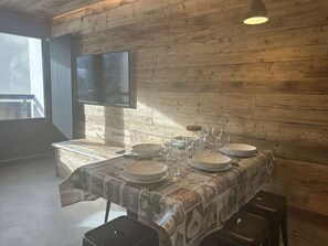 Dining - Charming ski apartment 5 pers, Montgenèvre, parking (Montgenèvre)