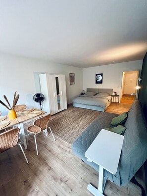 Fer et planche à repasser, accès Internet, draps fournis