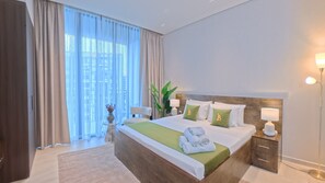 Deluxe-Studio, Balkon, Poolblick