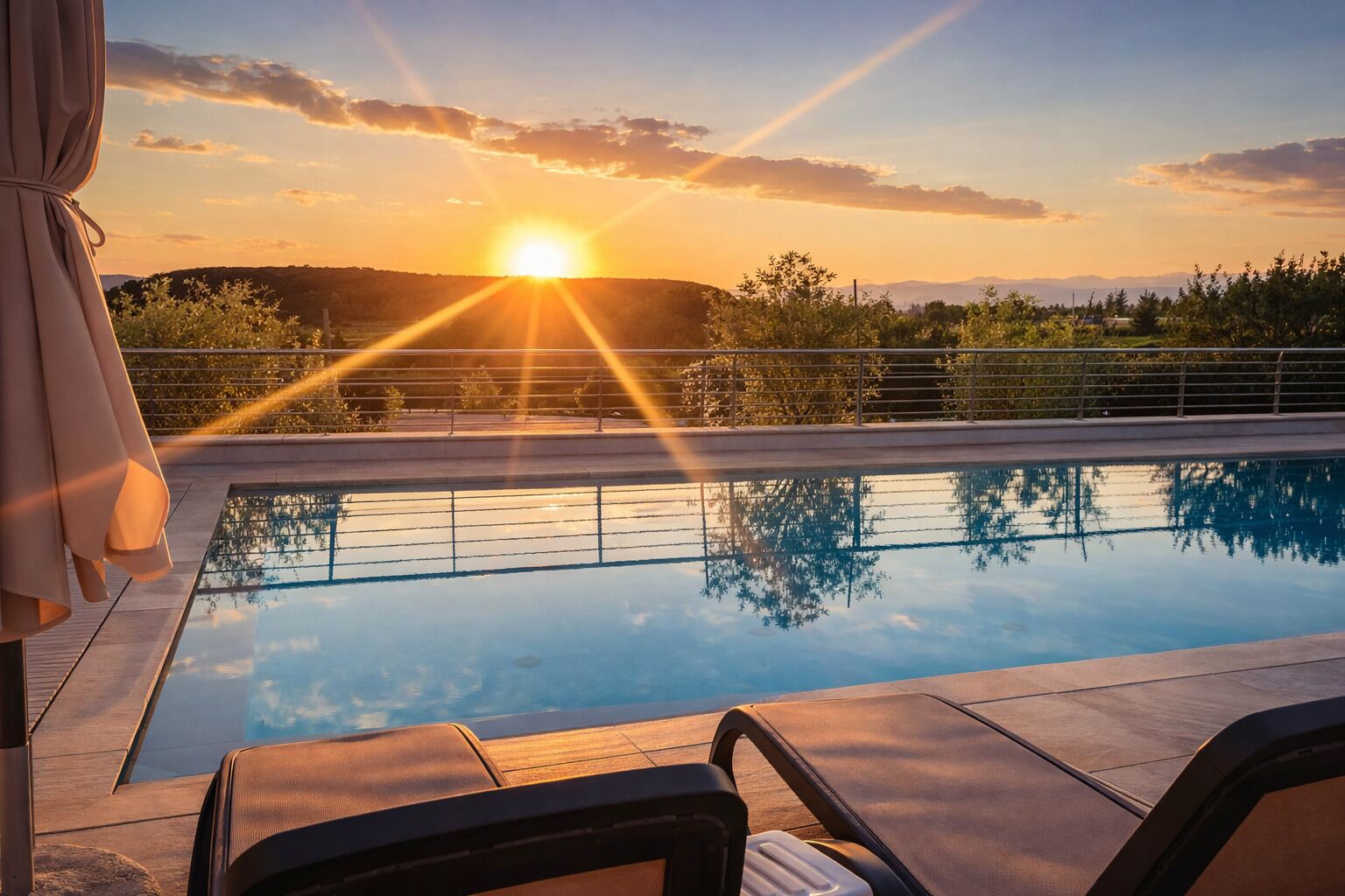 Piscina stagionale all'aperto