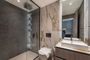 Studio Comfort, pemandangan kota | Kamar mandi