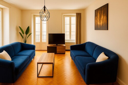 Appartement de 4 chambres dans le centre-ville de Montreux, vue sur le lac