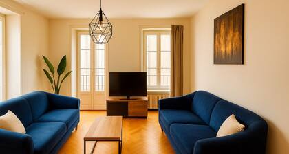 Appartement de 4 chambres dans le centre-ville de Montreux, vue sur le lac