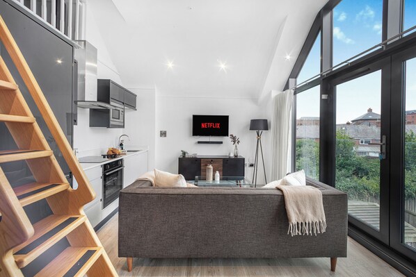 Living area - Mulberry Apartment (Chester)