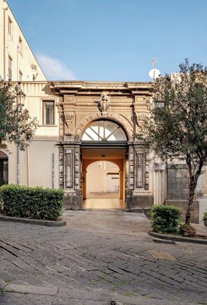 A szálláshely homlokzata