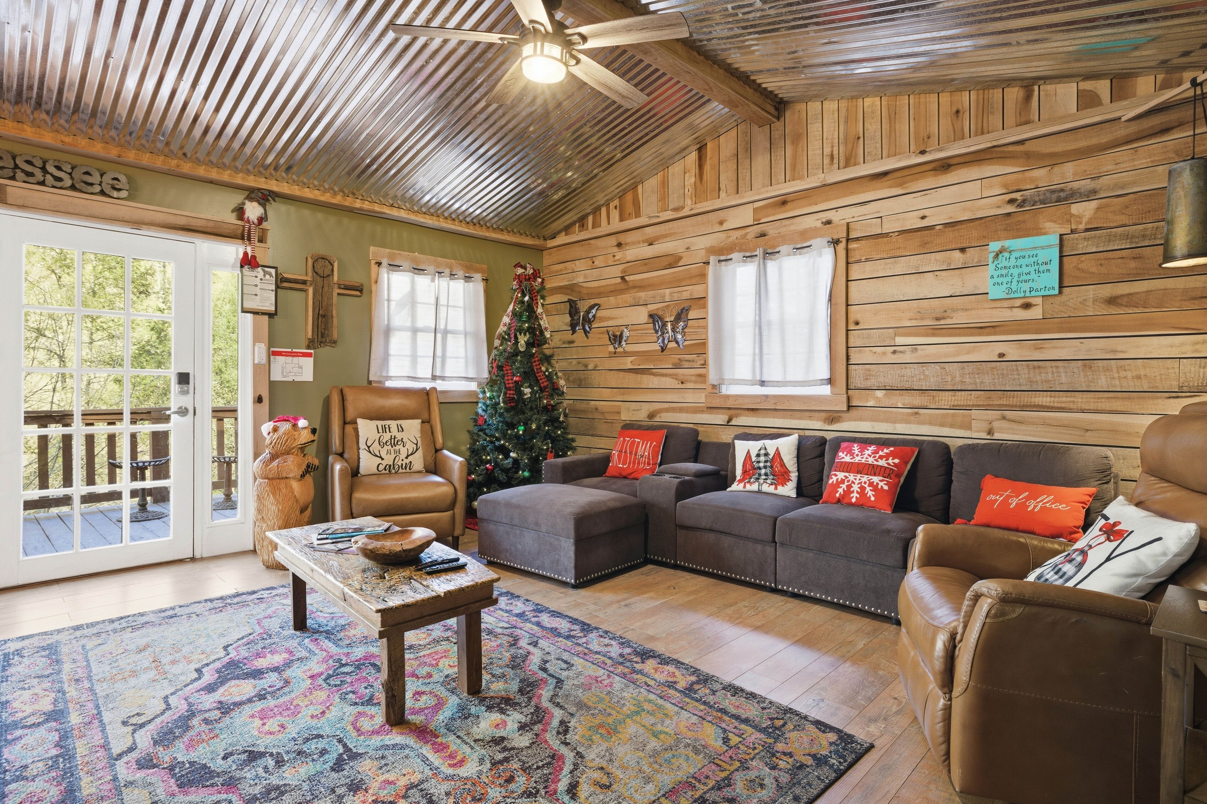 Cabane, 3 chambres | Coin séjour