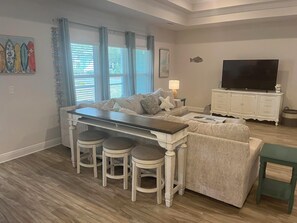 House, 4 Bedrooms, Resort View | Living area | 62-inch Smart TV with digital channels