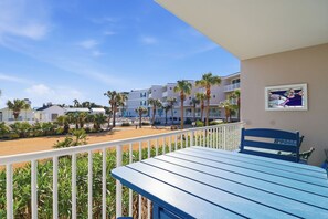Outdoor dining - The Great Escape is the kind of beach place you come back to. With beach access, pools, and The Deck right on site, it’s made for slow mornings, salty air, and years of memories. (Tybee Island)