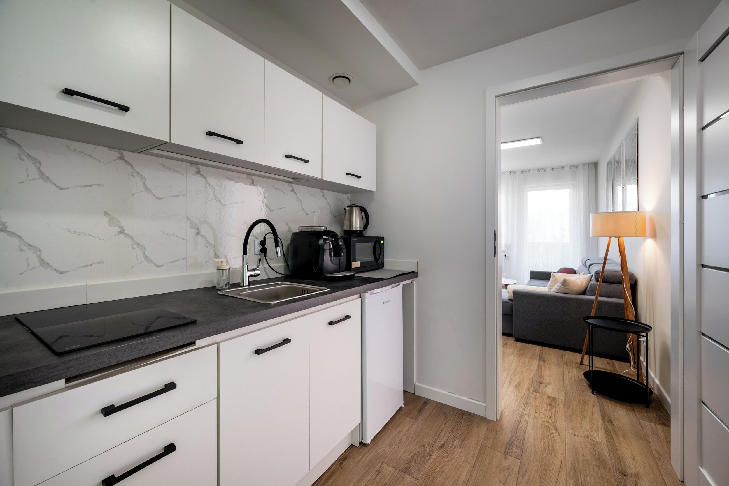 Apartment, Balcony | Private kitchen