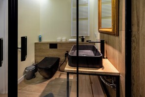 Apartment, Balcony | Bathroom - RentPlanet - Apartament Brzoskwiniowa (Wrocław)