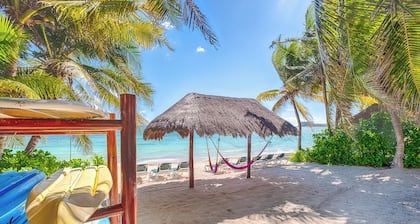 NEW! Villa Iguana | Elegant Beachfront Living on Soliman Bay