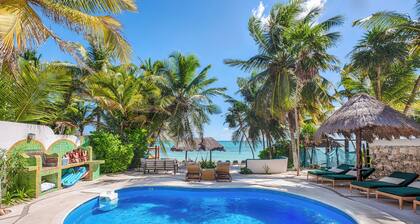 NEW! Villa Iguana | Elegant Beachfront Living on Soliman Bay