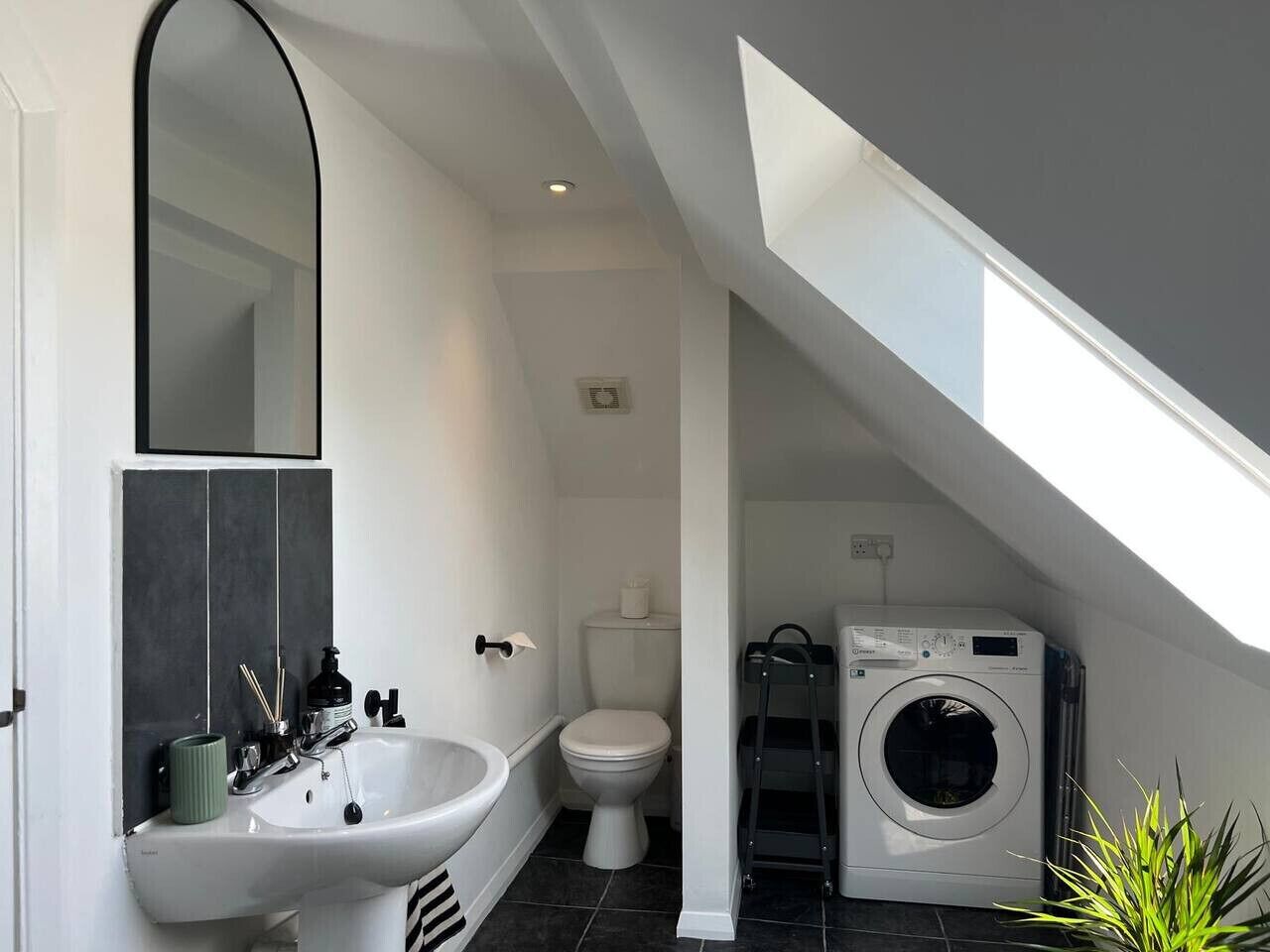 Hair dryer, towels