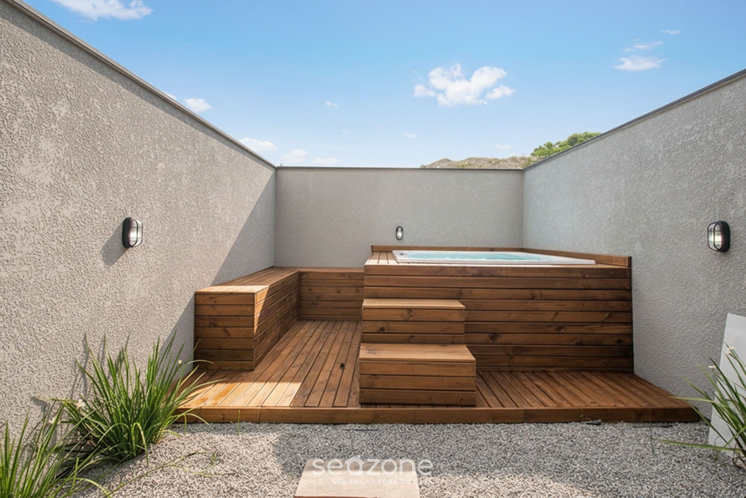 Bañera de hidromasaje exterior