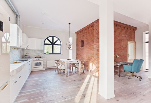 Loft Amalia with master in historic fire tower - near lake