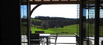 New : Holiday home "Bazeille Haut" with private swimming pool and beautiful view