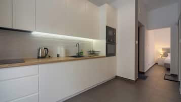 Apartamento, sacada, vista para a montanha | Cozinha privada