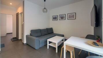 Apartment, Bergblick, Erdgeschoss | Wohnbereich
