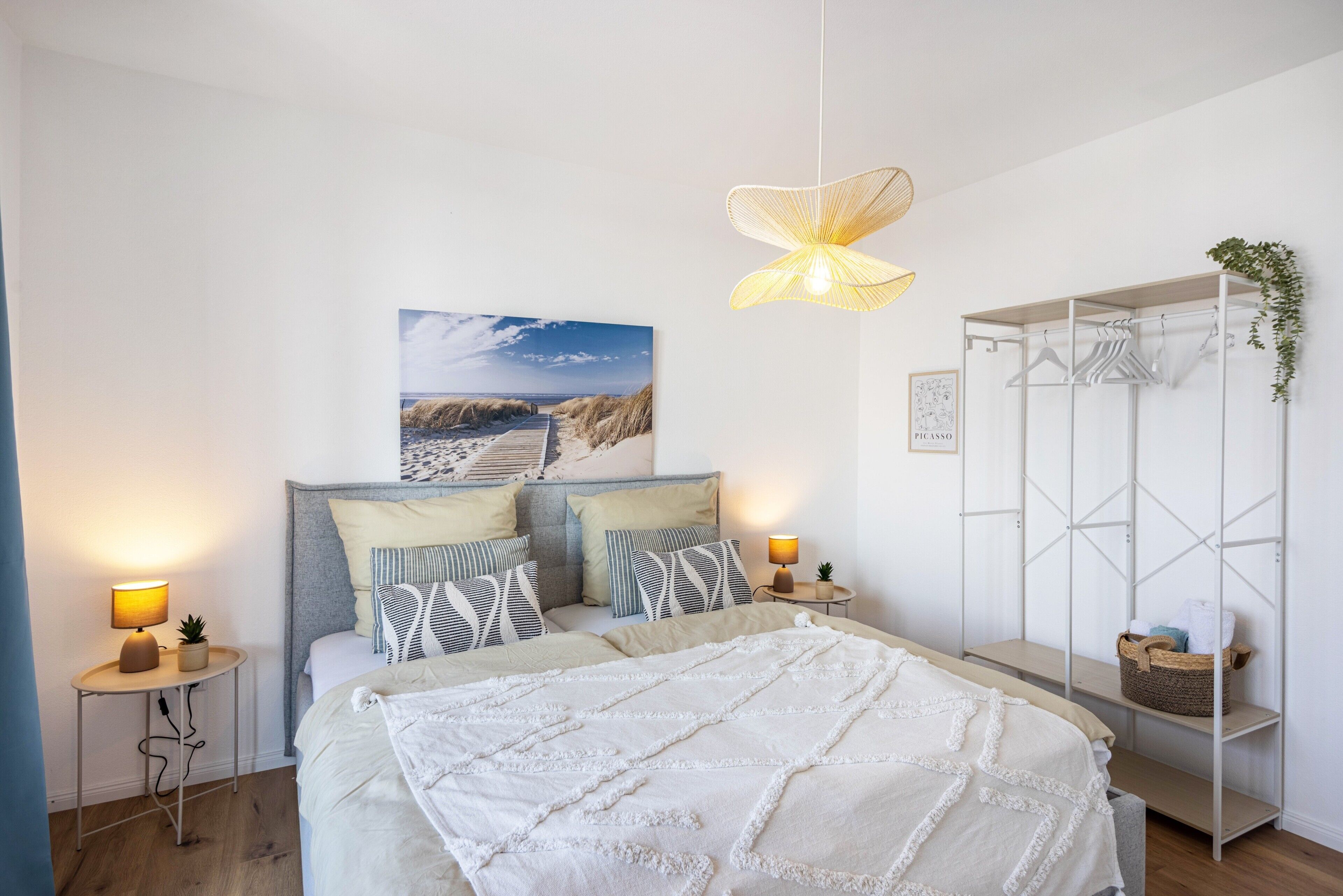 2 室のベッドルーム、アイロン / アイロン台、WiFi、ベッドシーツ