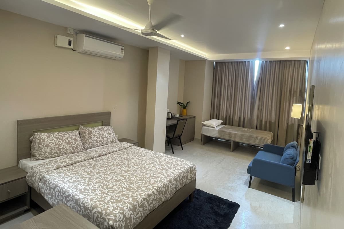 Deluxe-Dreibettzimmer, Stadtblick