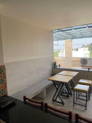 Fridge, microwave, oven, stovetop - Raghav Residency (Walajapet)