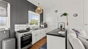Fridge, microwave, oven, stovetop - Moon Gate at Culburra - Pet Friendly Absolute Beachfront (Culburra Beach)