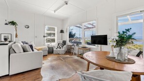 Smart-tv och en stereo