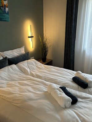 2 habitaciones, internet y ropa de cama 