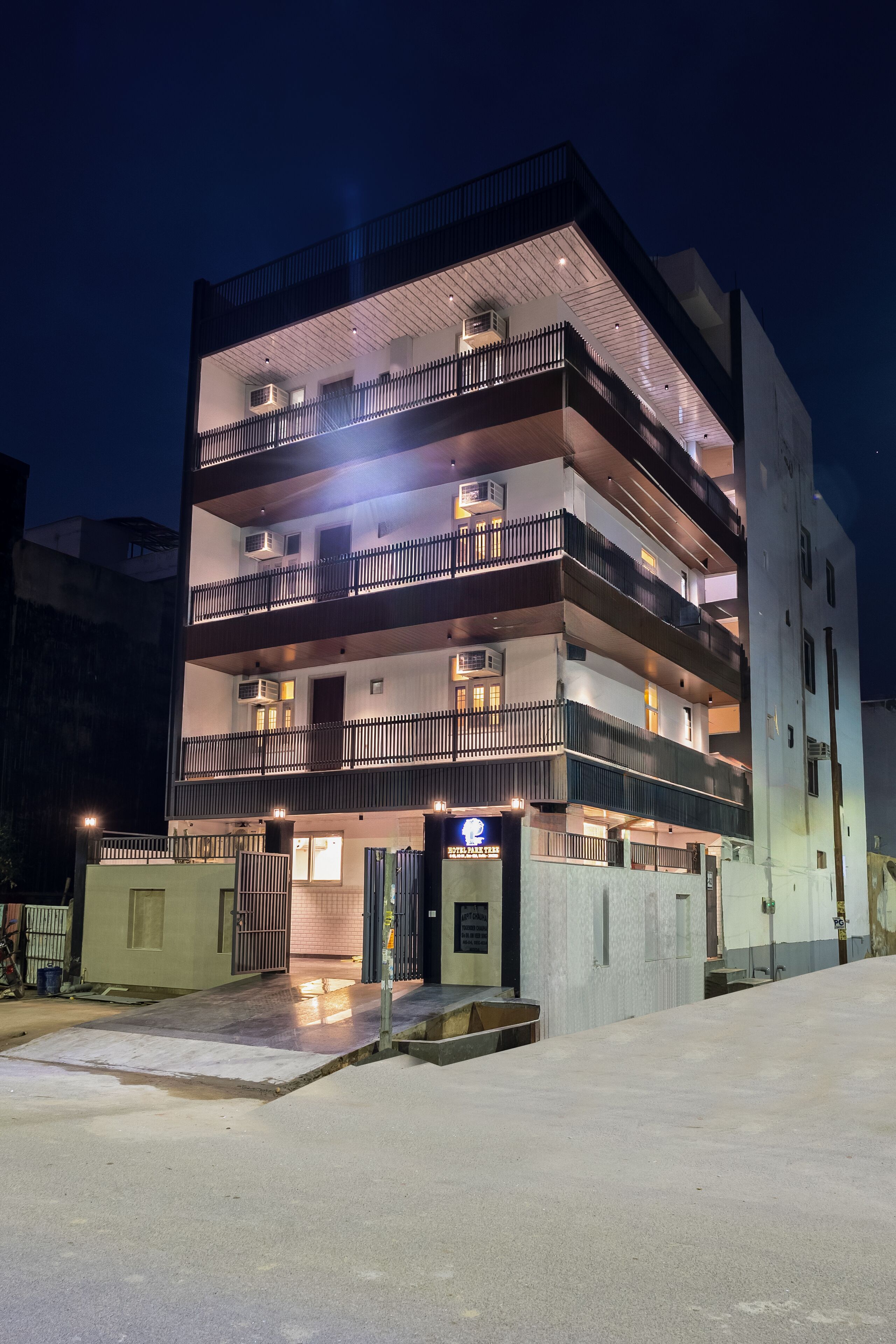 Fachada de la propiedad