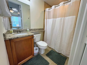 Shower, hair dryer, shampoo - NEW Bonita Beach Getaway Queen Studio (Bonita Springs)