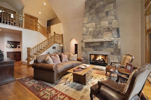 TV connectée, cheminée