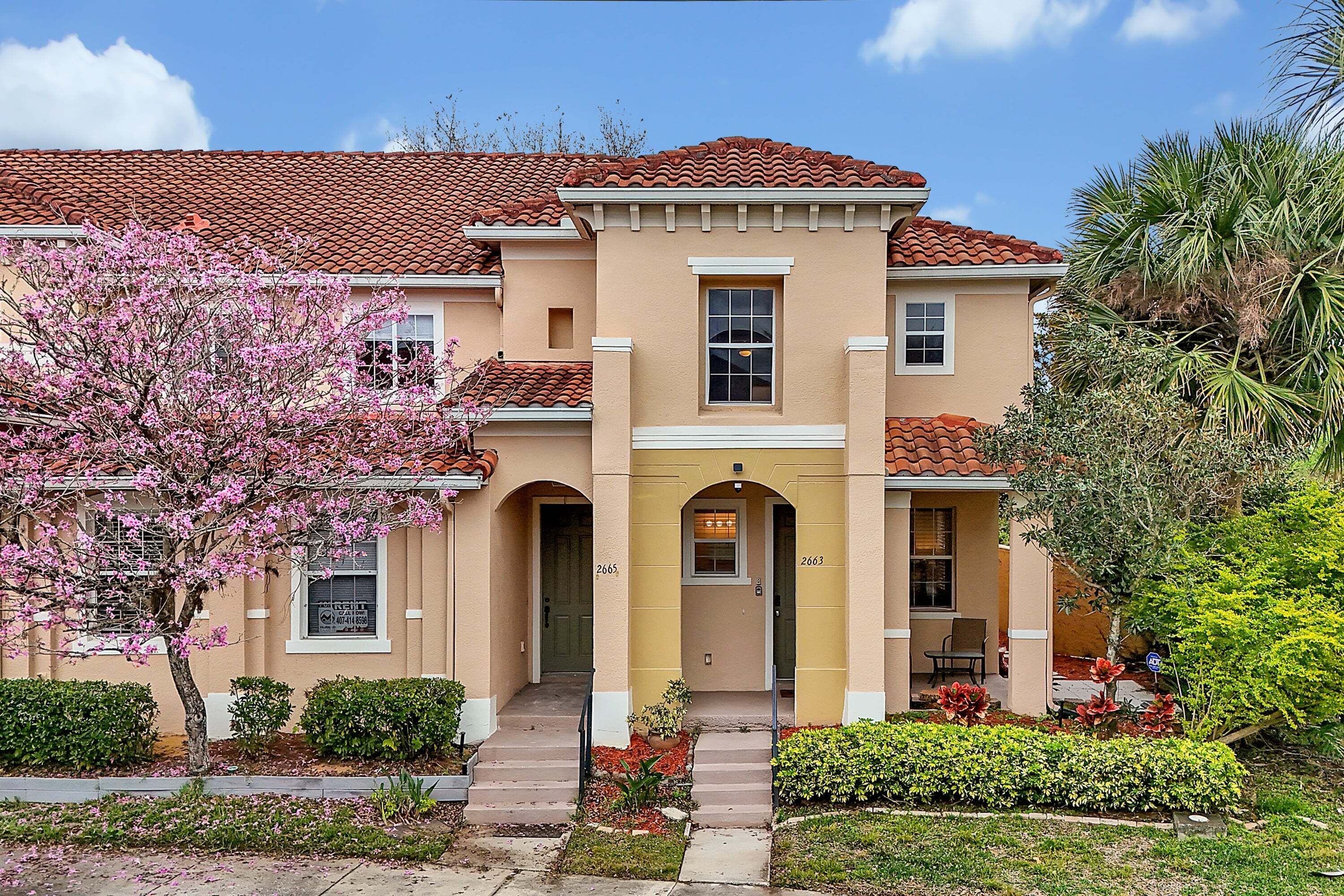 Voorkant van accommodatie