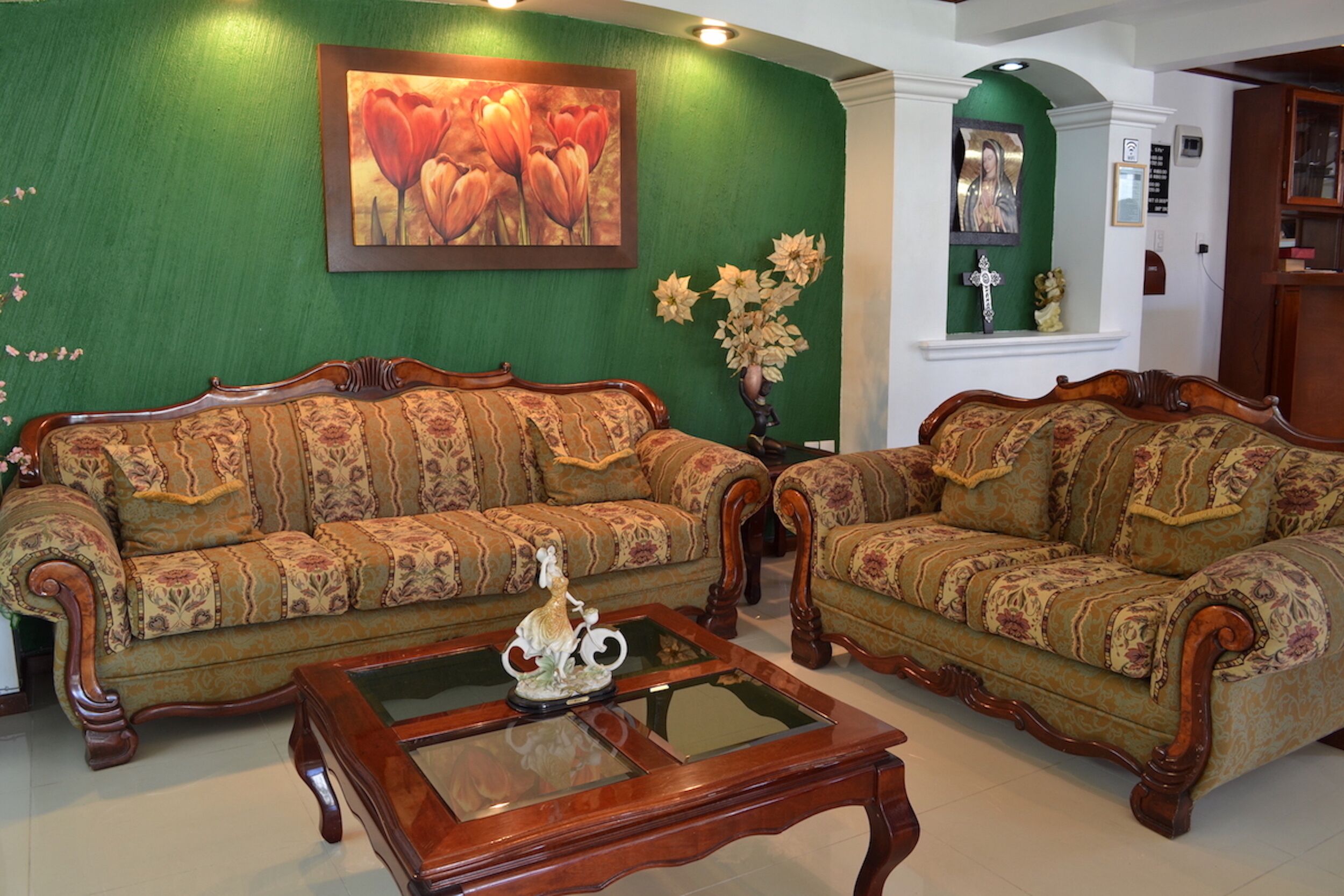 Sala de estar en el lobby