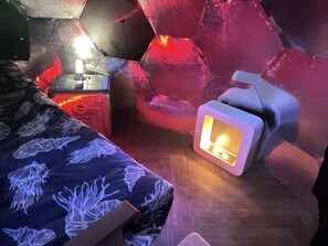 Bed sheets - Off-grid Unidome escape with Hot Tub and Sauna for stargazing in Devon’s Blackdown Hills (Devon)