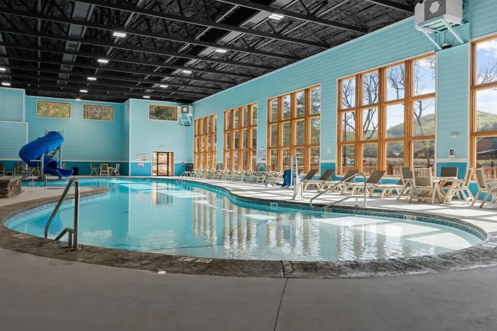 Indoor pool, outdoor pool