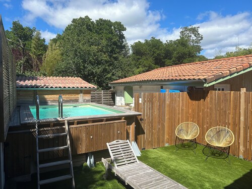 🌿 Le Cabanon de Cassy - Comfortable gîte with heated pool, near the ocean
