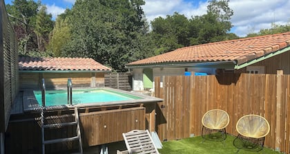 🌿 Le Cabanon de Cassy - Comfortable gîte with heated pool, near the ocean