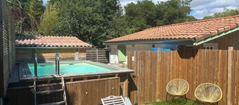 🌿 Le Cabanon de Cassy - Comfortable gîte with heated pool, near the ocean
