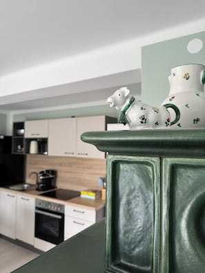 Private kitchen - Boutique Apt with Mountain & Lake View Terrace (Laim)