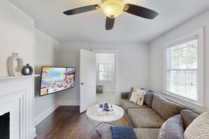 House (2 Bedrooms) | Interior - Charming House w/ Cozy Patio & Fire Pit (Charlotte)