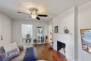 House (2 Bedrooms) | Interior - Charming House w/ Cozy Patio & Fire Pit (Charlotte)